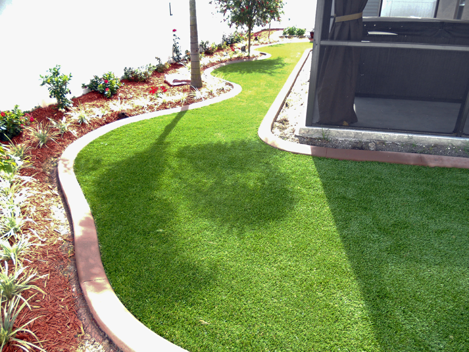 Artificial Turf Charleston Park Florida Paver Patio Backyard