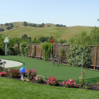 Grass Installation Mission Bay, Florida Home Putting Green, Small Backyard Ideas