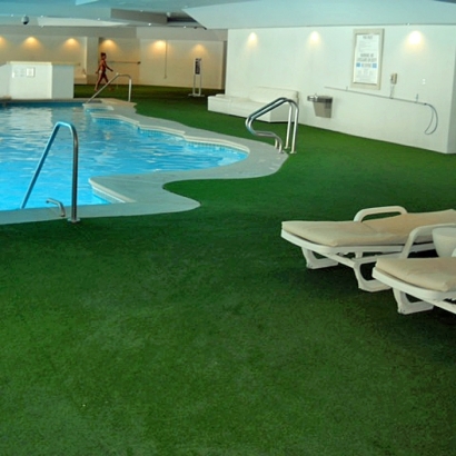 Fake Grass Carpet Cooper City, Florida Home Putting Green, Backyard Pool
