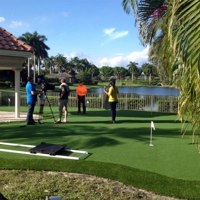 Fake Grass Fountainebleau, Florida Office Putting Green, Beautiful Backyards