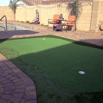 Lawn Services Belle Glade, Florida Home Putting Green, Backyard Pool